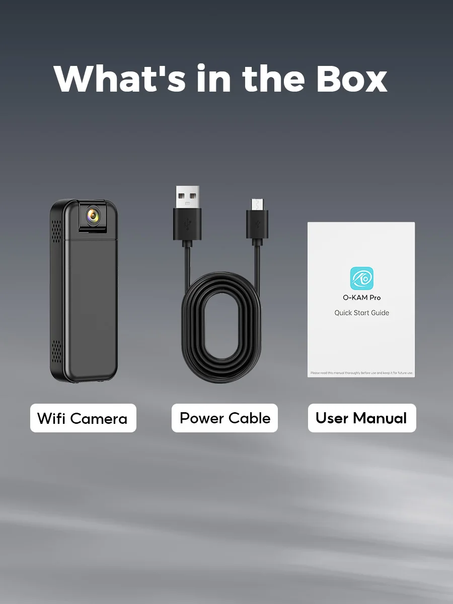 5MP UHD WiFi Body Camera Mini 1080P Wireless Rechargeable 1900mAh Battery 180° Flip Portable Law Enforcement Video Recorder