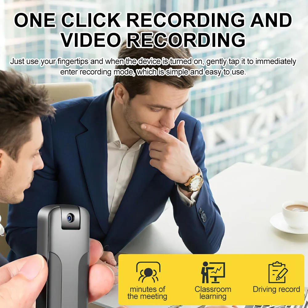 HD 1080P Mini Camera Portable Camcorder Recording Pen Police Body Worn Camera Infrared Night Vision Digital Video Recorder DVR