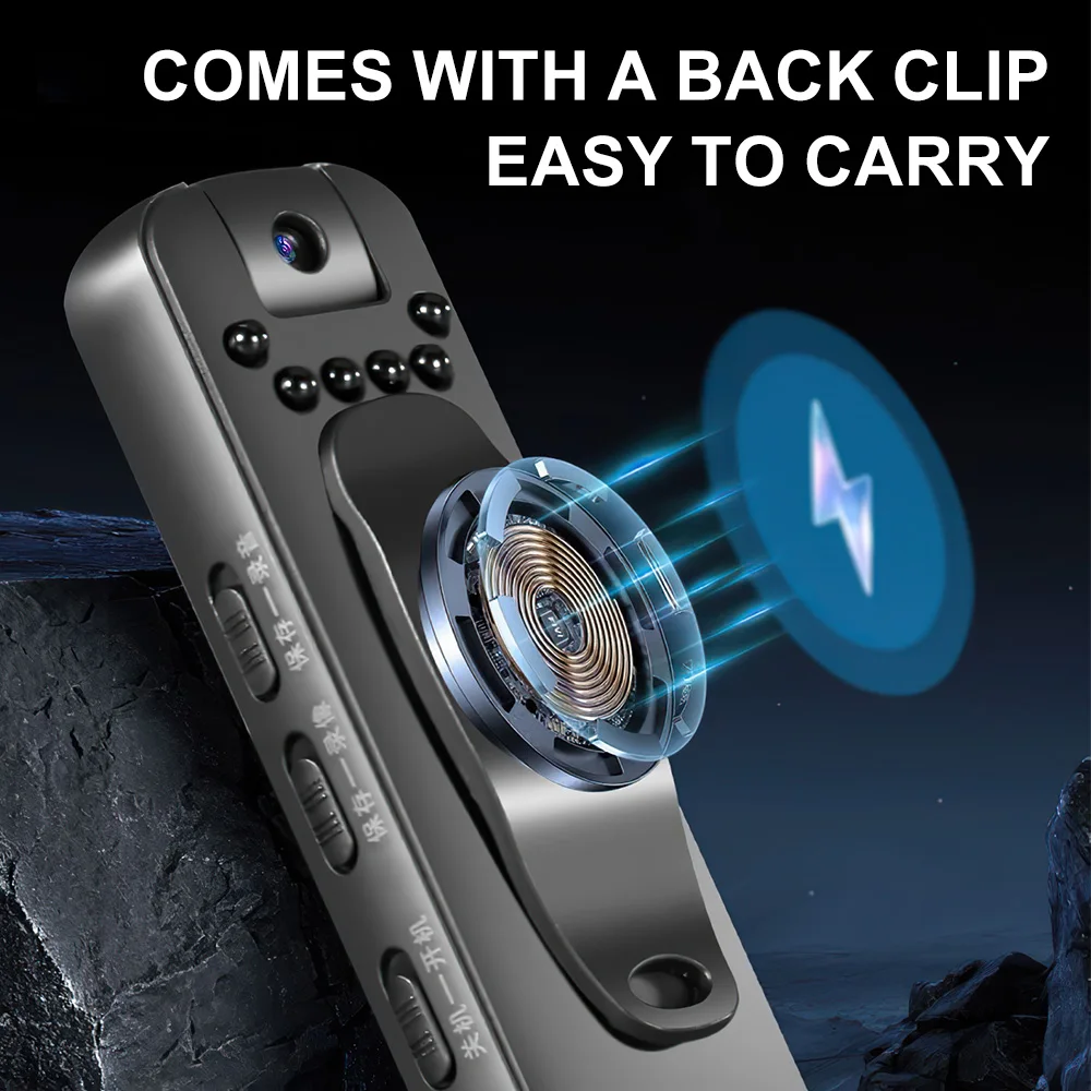 HD 1080P Mini Camera Portable Camcorder Recording Pen Police Body Worn Camera Infrared Night Vision Digital Video Recorder DVR