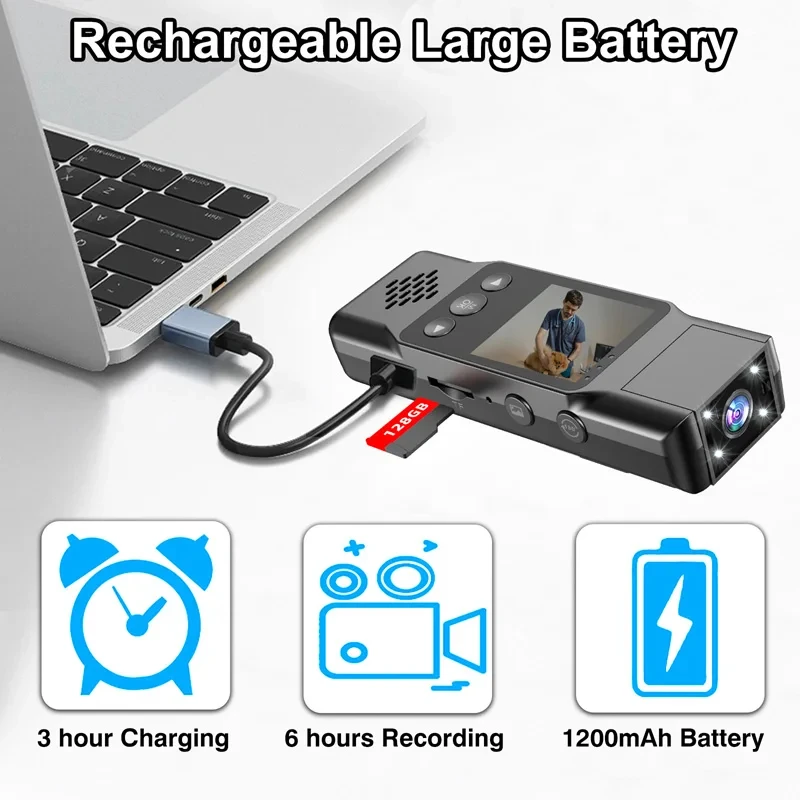 Sport Camera Mini Camera 4K HD Wifi Magnetic Back Clip Digital Video Recorder Worn Body Cam Night Vision DVR NEW