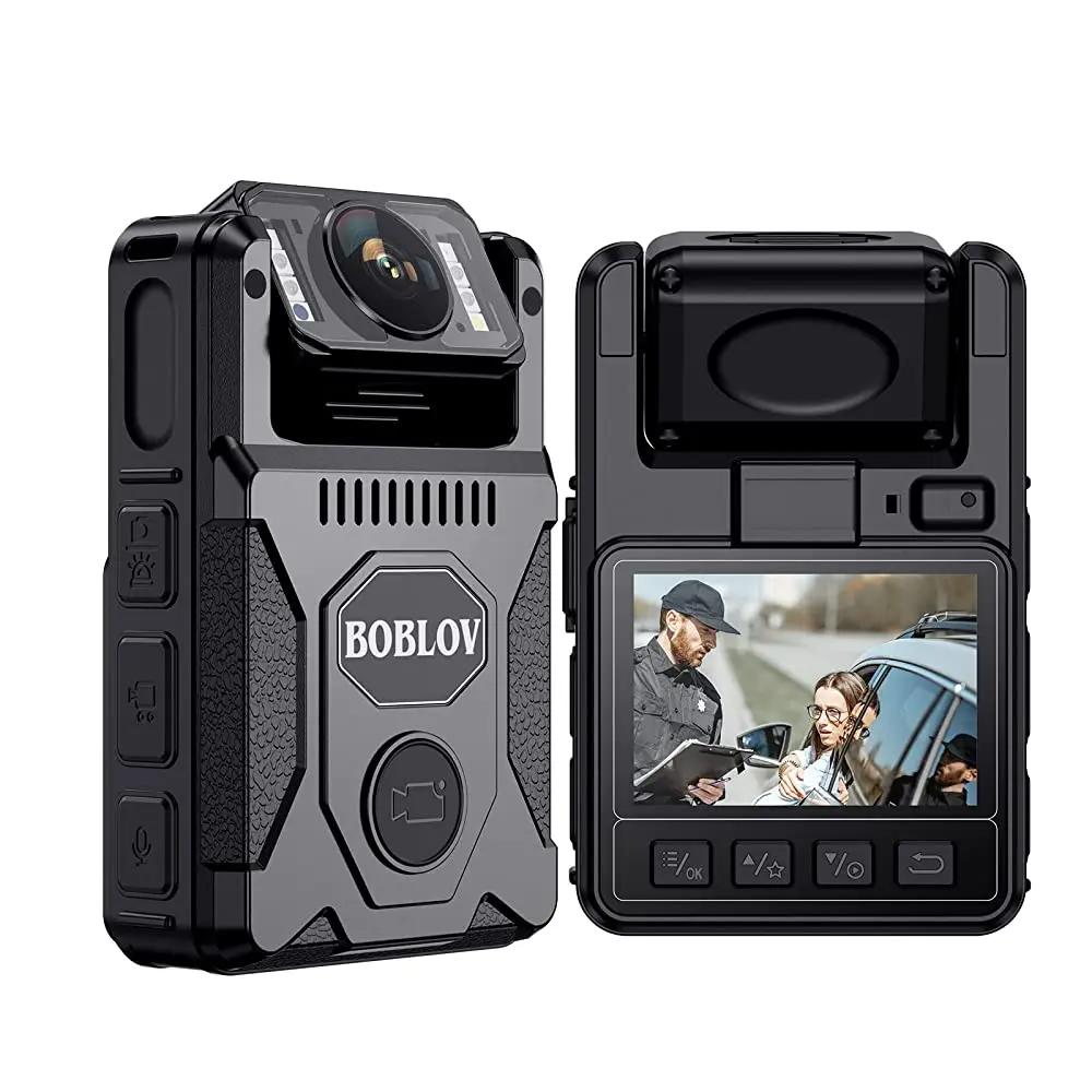 BOBLOV M7 128GB 1080P Body Camera – 4000mAh 14Hrs GPS Recording, 180° Rotatable Lens for Law Enforcement/Daily Use/Patrol BOBLOV M7 128GB 1080P Body Camera - 4000mAh 14Hrs GPS Recording, 180° Rotatable Lens for Law Enforcement/Daily Use/Patrol