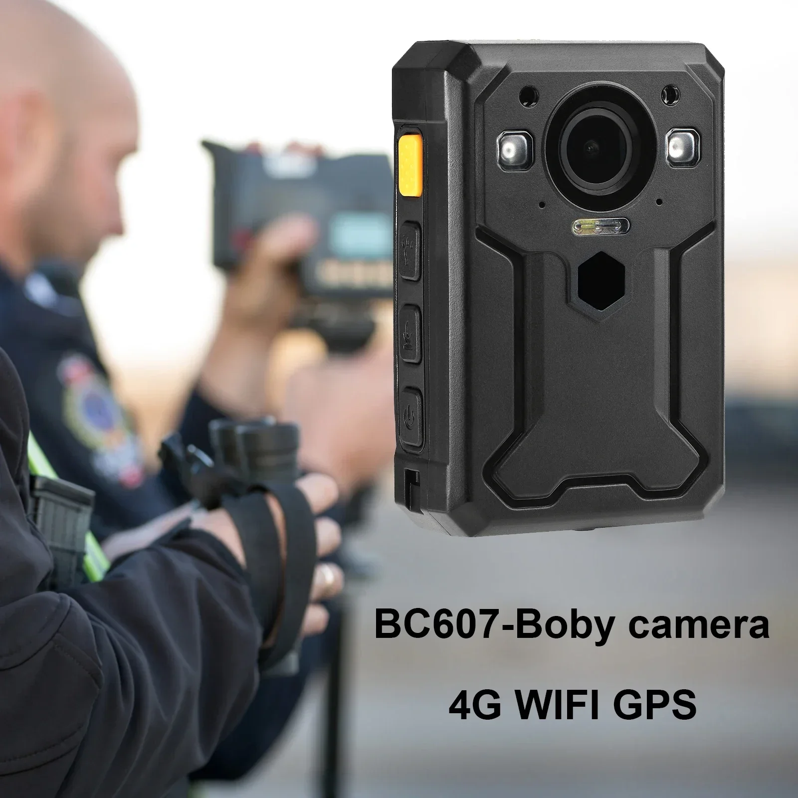 BC607 Body Worn Camera HD 1440P 4G Live broadcast in real time with GPS Track Night Vision IP67 waterproof Portable Body Camera