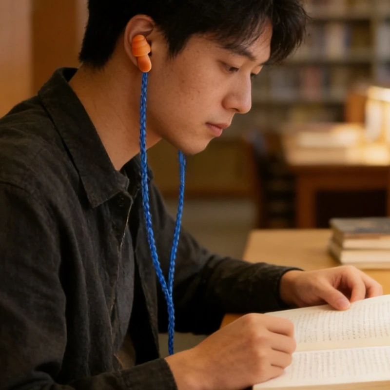 5pcs Professional Earplugs for Noise Preventionnoise Prevention Work Sleep Artifact Anti Noise and Soundproof Earplugs with Wire