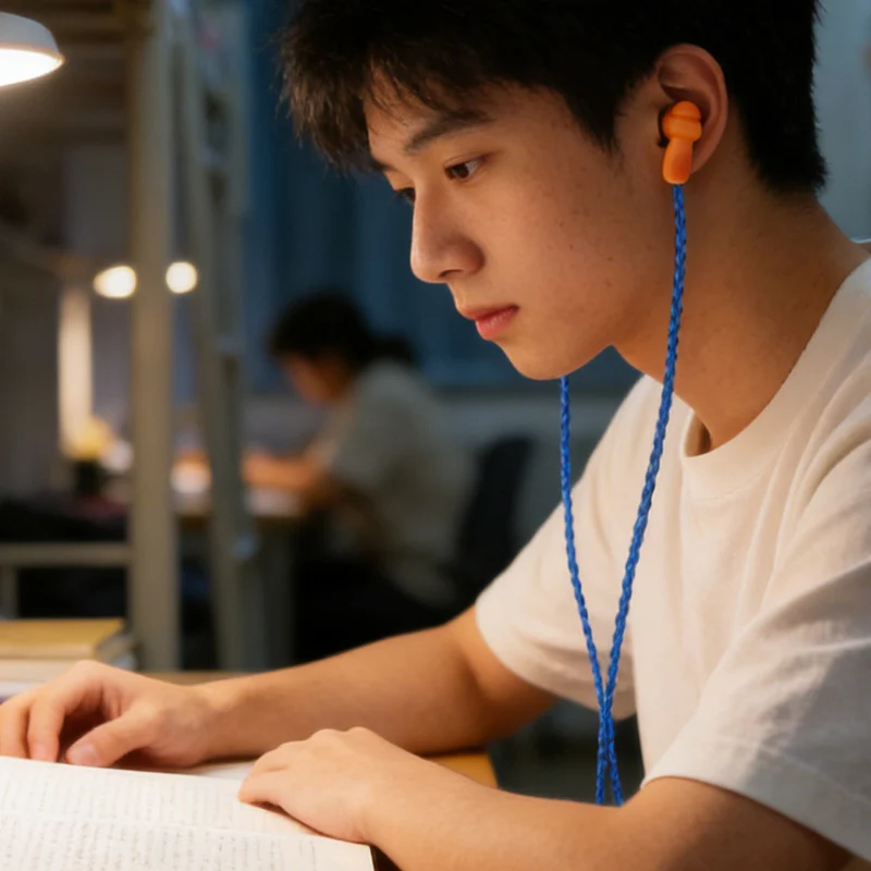 5pcs Professional Earplugs for Noise Preventionnoise Prevention Work Sleep Artifact Anti Noise and Soundproof Earplugs with Wire