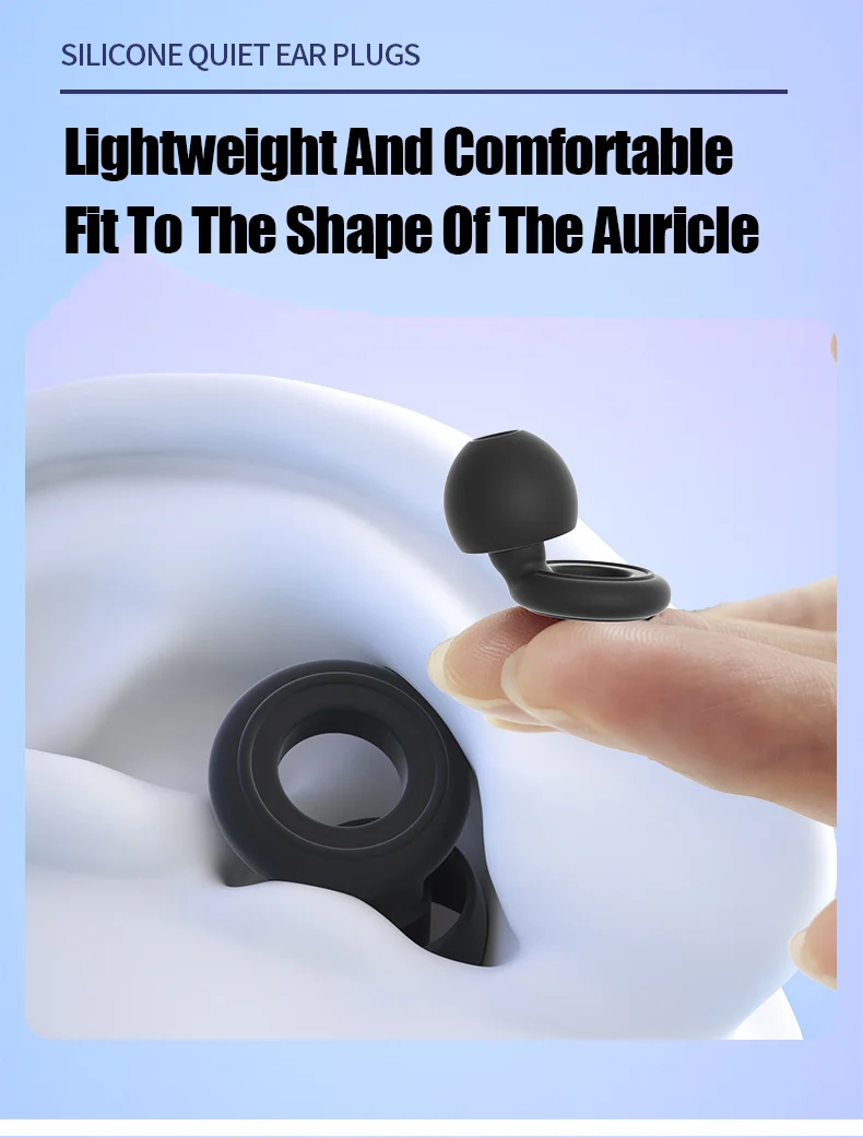 Loop Ear Plugs Sleeping Noise Canceling Ear Plugs Waterproof Swimming Silicone Ear Breed Stuffer Children's Hear Protector