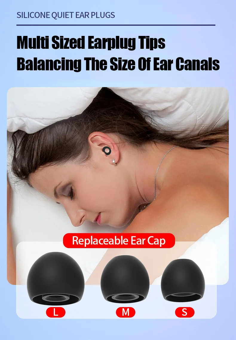 Loop Ear Plugs Sleeping Noise Canceling Ear Plugs Waterproof Swimming Silicone Ear Breed Stuffer Children's Hear Protector
