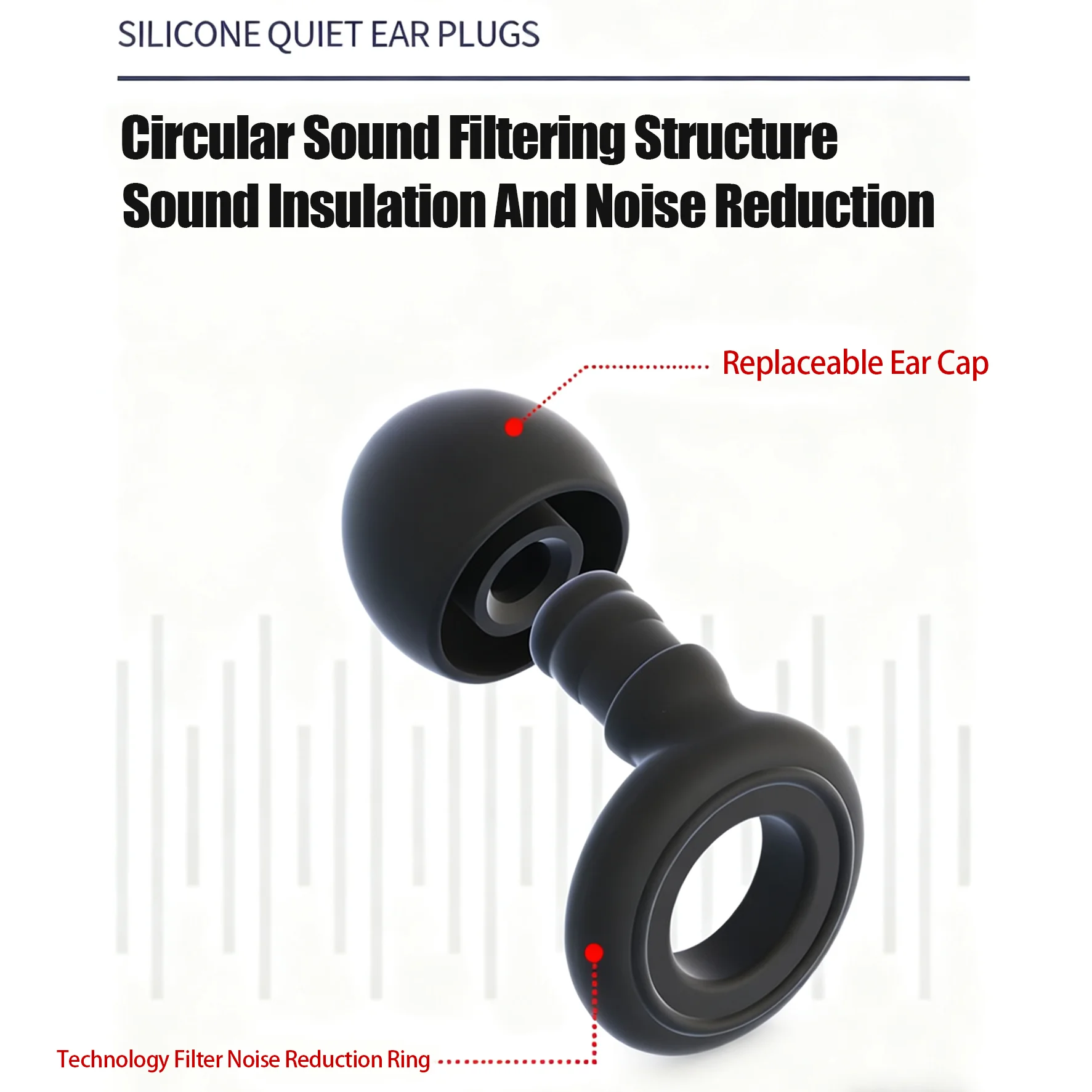 Loop Ear Plugs Sleeping Noise Canceling Ear Plugs Waterproof Swimming Silicone Ear Breed Stuffer Children's Hear Protector