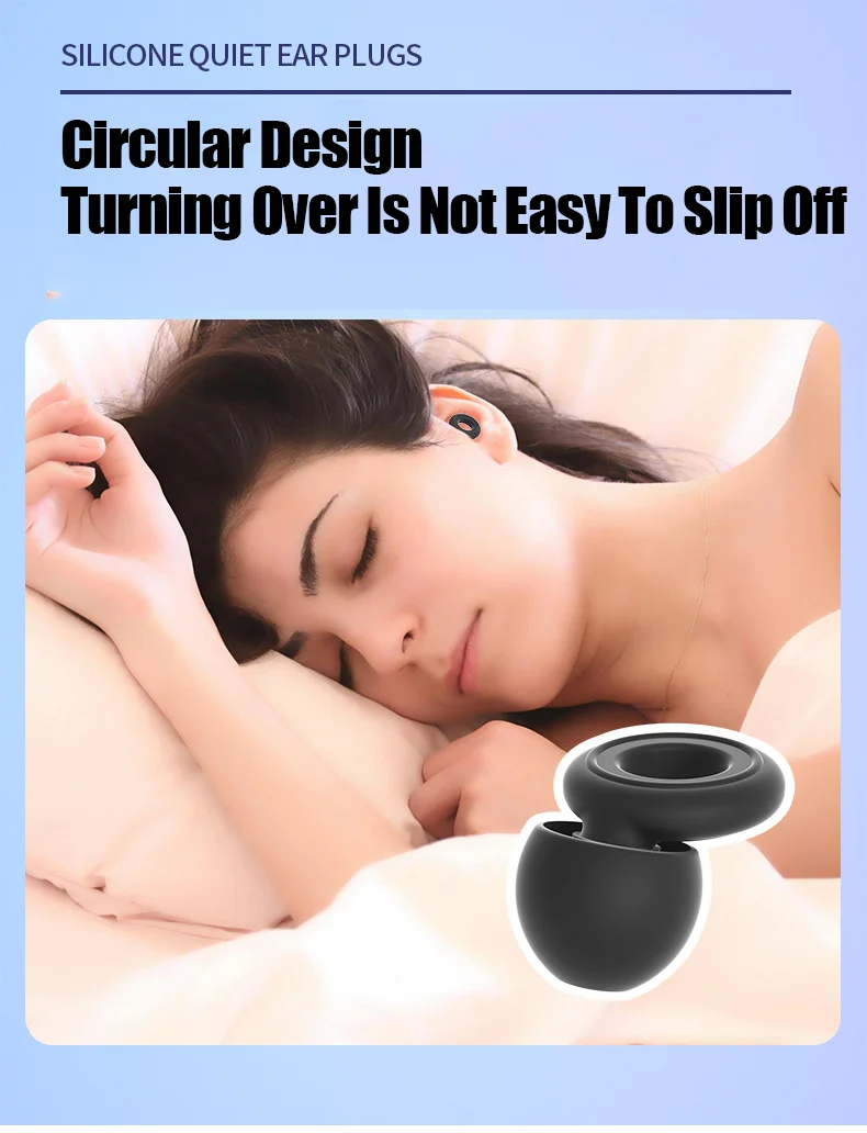 Loop Ear Plugs Sleeping Noise Canceling Ear Plugs Waterproof Swimming Silicone Ear Breed Stuffer Children's Hear Protector