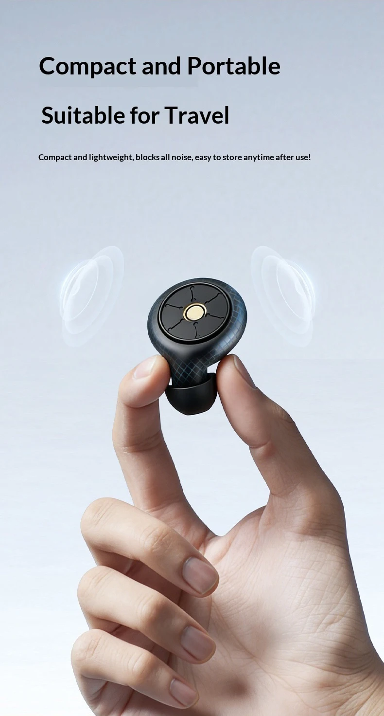 Ear Plugs for Sleeping Noise Cancelling,Reusable Silicone Earplugs Hearing Protection for Concert, Motorcycle,Sleep,and Snoring