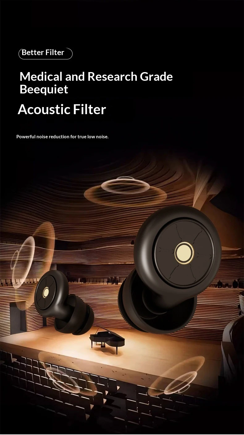 Ear Plugs for Sleeping Noise Cancelling,Reusable Silicone Earplugs Hearing Protection for Concert, Motorcycle,Sleep,and Snoring