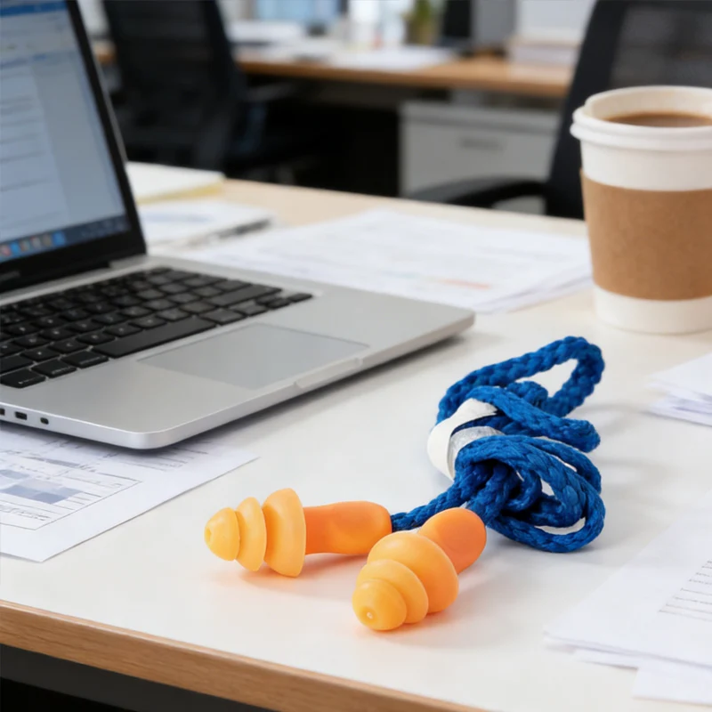 5pcs Noise Protection Earplugs Soundproof Earmuffs Protection Earplugs Reusable Earplugs Sleeping Ear Plugs Security Protection