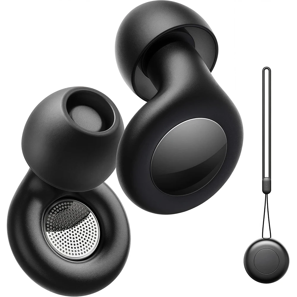 Ear Plugs for Sleeping Noise Cancelling, 25dB Ear Plugs for Noise Reduction with 8 Ear Tips, Reusable Silicone Earplugs Hearing