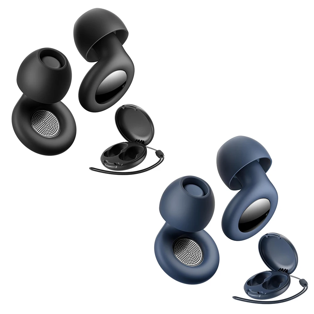 Ear Plugs for Sleeping Noise Cancelling, 25dB Ear Plugs for Noise Reduction with 8 Ear Tips, Reusable Silicone Earplugs Hearing