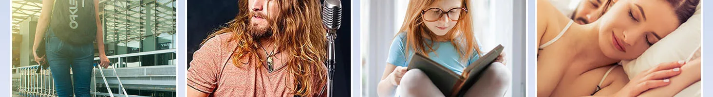 Ear Plugs for Sleeping Noise Reduction 32dB Silicone Earplugs for Reusable Hearing Protection for Concert Work, with 8 Ear Tips