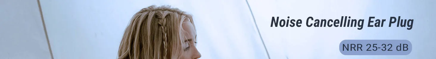 Ear Plugs for Sleeping Noise Reduction 32dB Silicone Earplugs for Reusable Hearing Protection for Concert Work, with 8 Ear Tips