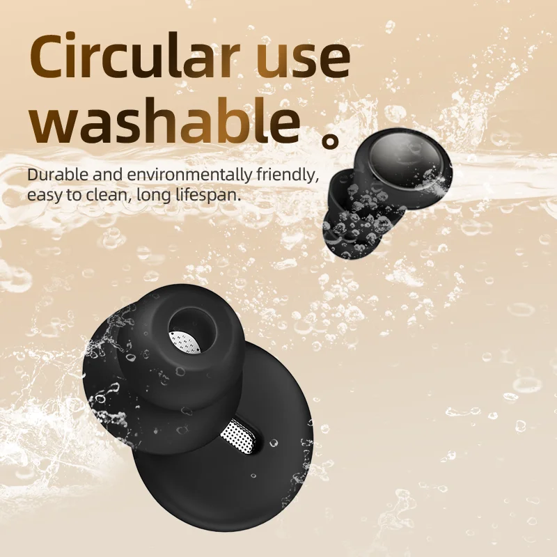 Silicone Ear Plugs Sleeping Earplugs Noise Reduction Waterproof Ear Plug for Swimming Ear Plug Protection Earplugs Set Oordopjes