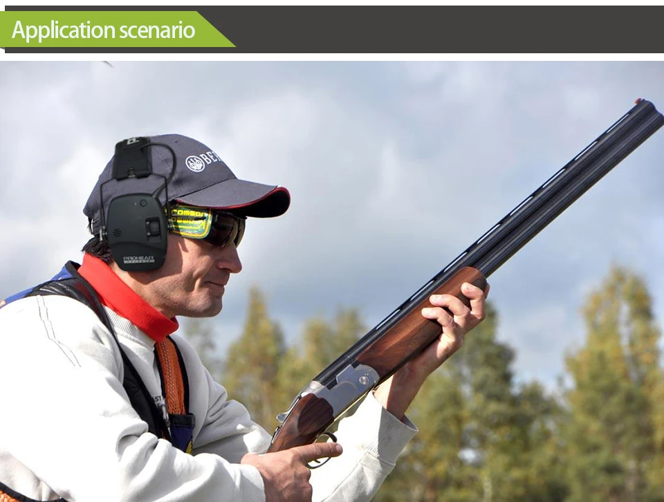 ZOHAN Headphone Electronic 5.0 Bluetooth earmuffs Shooting Ear Protection for hunting Noise Reduction Professional Tactical