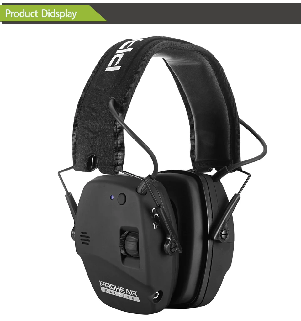 ZOHAN Headphone Electronic 5.0 Bluetooth earmuffs Shooting Ear Protection for hunting Noise Reduction Professional Tactical