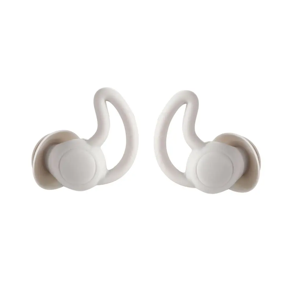 1Pair Soft Silicone Ear Plugs Tapered Travel Noise Reduction Earplugs Sleep Sound Insulation Ear Protector 2/3 Layers