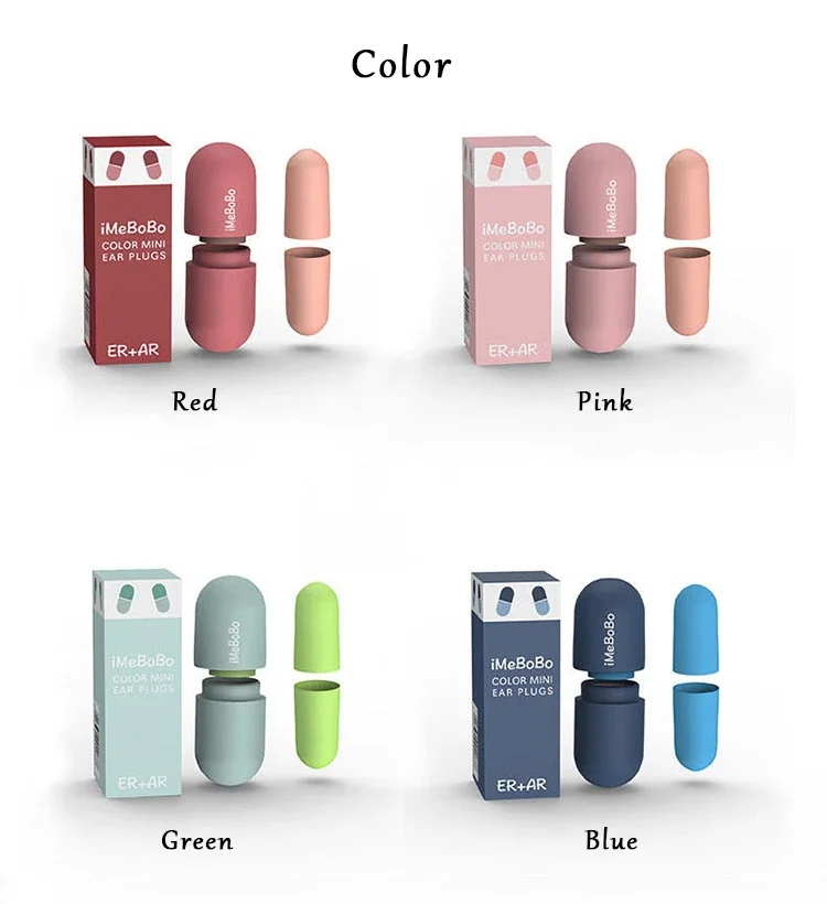 Soundproof Sleep Ear Plugs Earplugs for Sleeping Special Mute Soft Slow Rebound Student Anti-Noise Protection Anti Snore Earplug