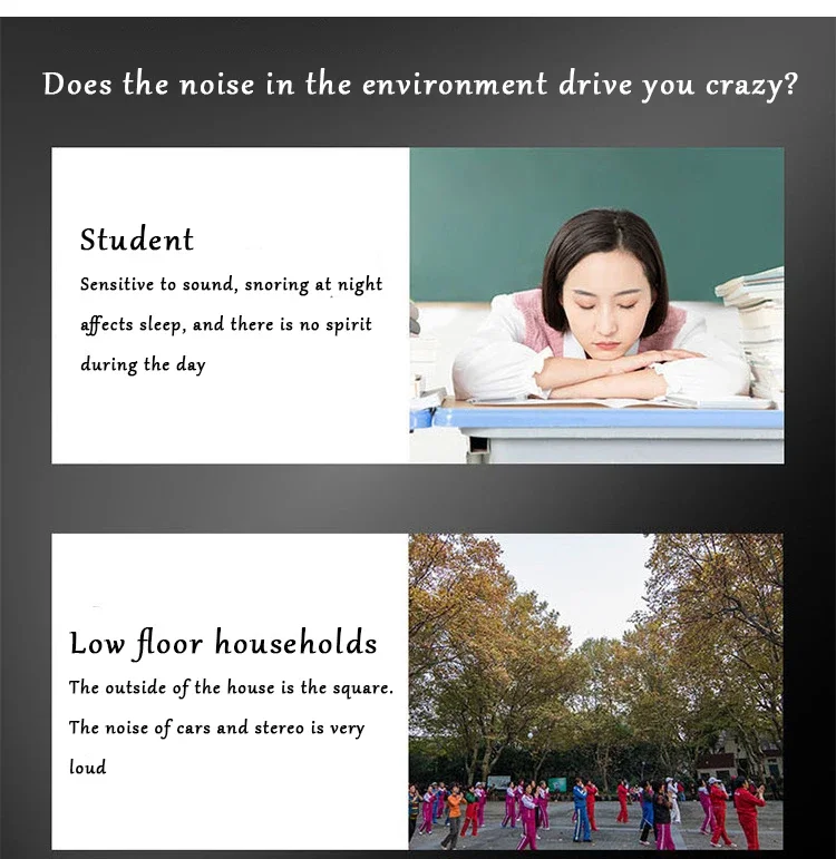 Soundproof Sleep Ear Plugs Earplugs for Sleeping Special Mute Soft Slow Rebound Student Anti-Noise Protection Anti Snore Earplug