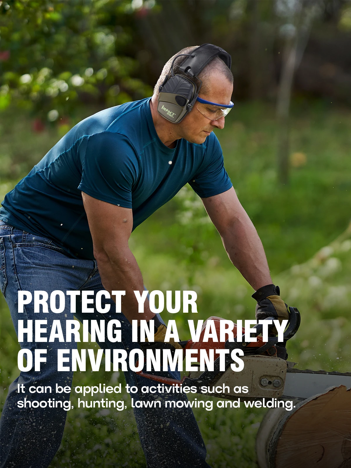 Original Tactical Electronic Earmuffs Pro Outdoor Shooting Hearing Protection with Noise Cancelling & Sound Amplification