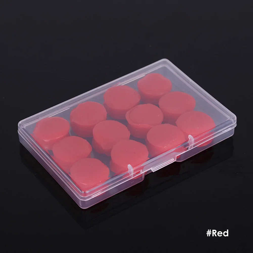 12Pcs Silicone Sleeping Ear Plugs Noise Reduction Anti Snore Sound Insulation Earplug Sleep Ear Protection Reusable Ear Plugs