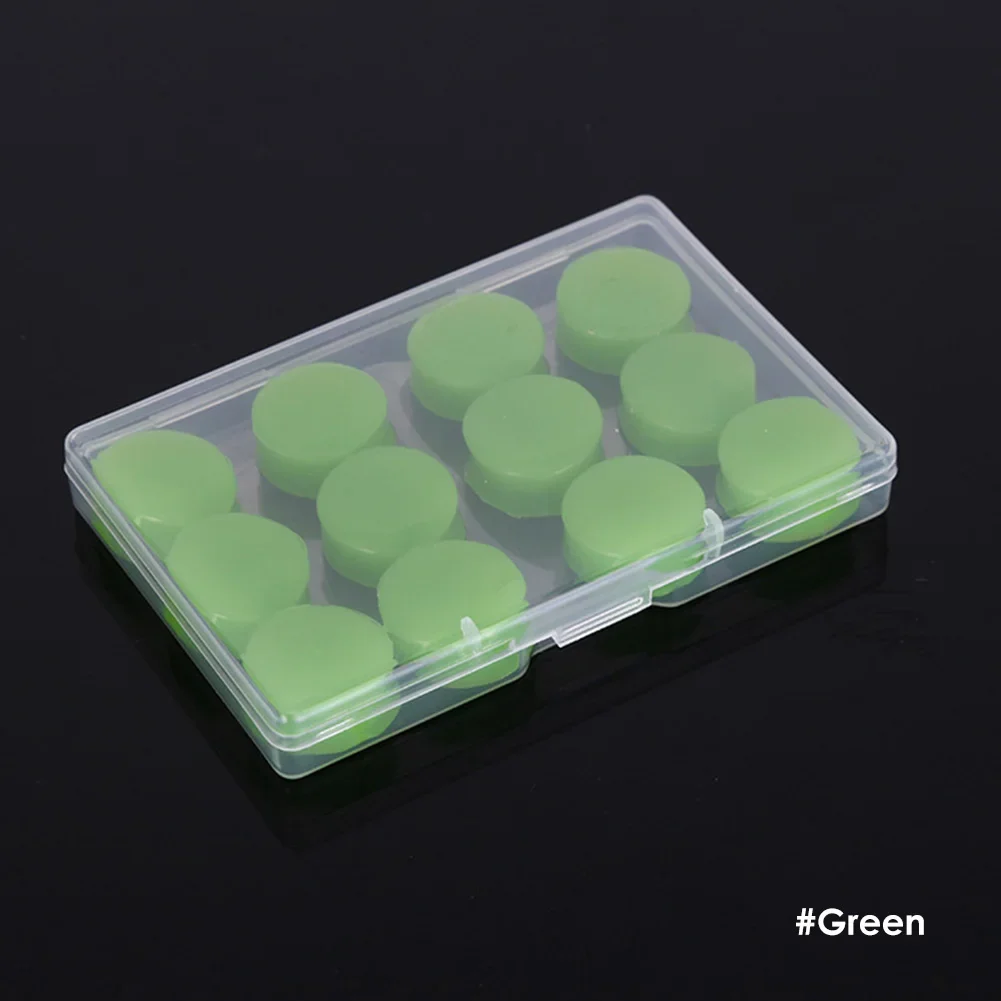 12Pcs Silicone Sleeping Ear Plugs Noise Reduction Anti Snore Sound Insulation Earplug Sleep Ear Protection Reusable Ear Plugs