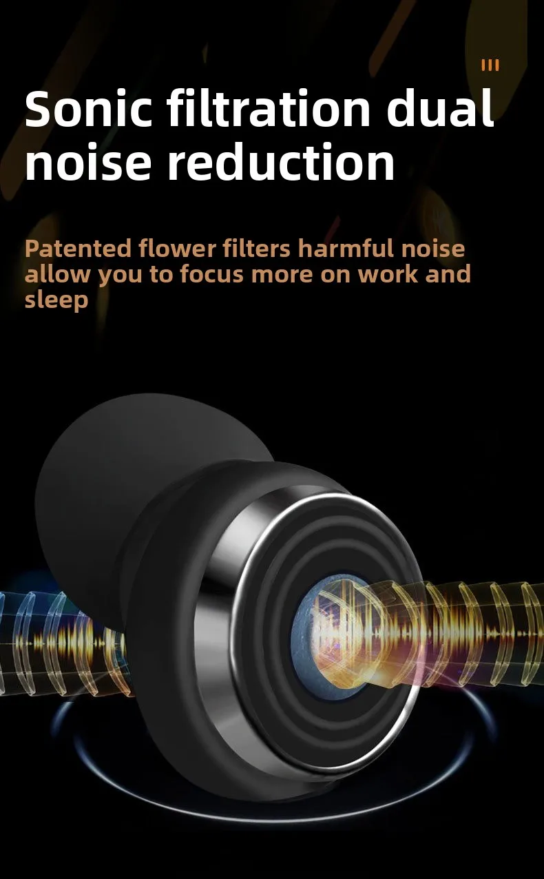 Hot Selling In-Ear Silicone Earplugs Soundproof Noise Reduction for Work Study Rest Sleep Sound Insulation Noise Prevention