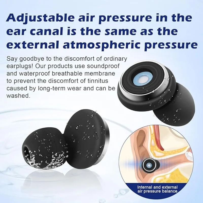 Hot Selling In-Ear Silicone Earplugs Soundproof Noise Reduction for Work Study Rest Sleep Sound Insulation Noise Prevention