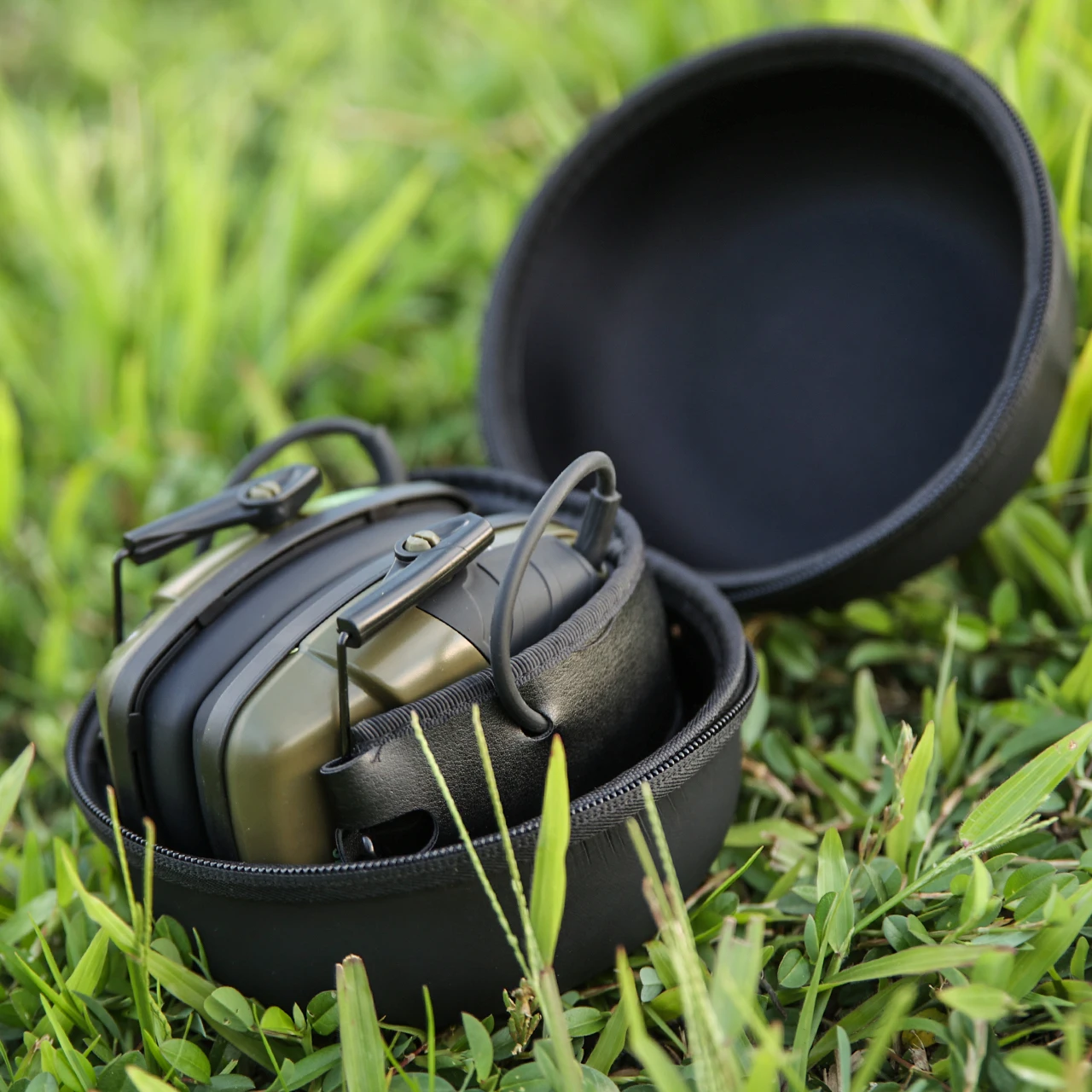 Active Hunting Tactical Earmuff with Case for Shooting Electronic Hearing protection Headset Noise Reduction hunting headphone