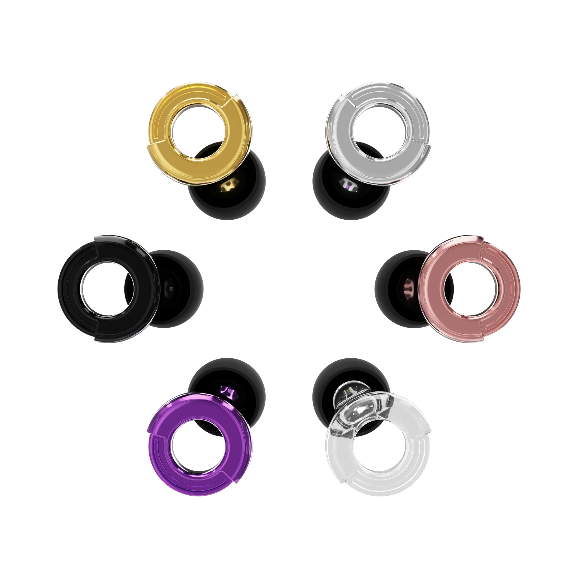 HUAK 2sets Noise Reduction Ear Plugs – Hearing Protection for Live Events, Nightlife, Sports & Musicians