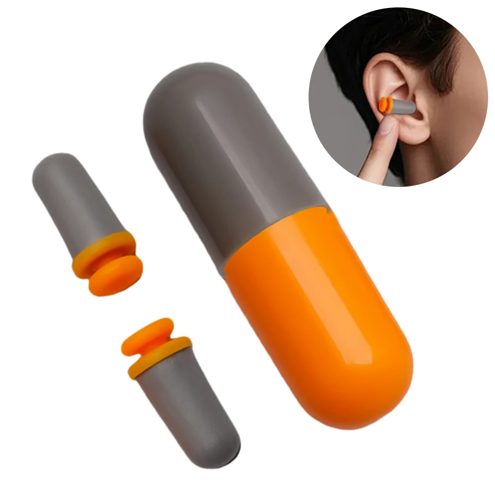 PU Sponge Soundproof Ear Plugs for Sleeping Soft Slow Rebound Student Anti-Noise Hearing Protection Anti Snore Mute Earplugs