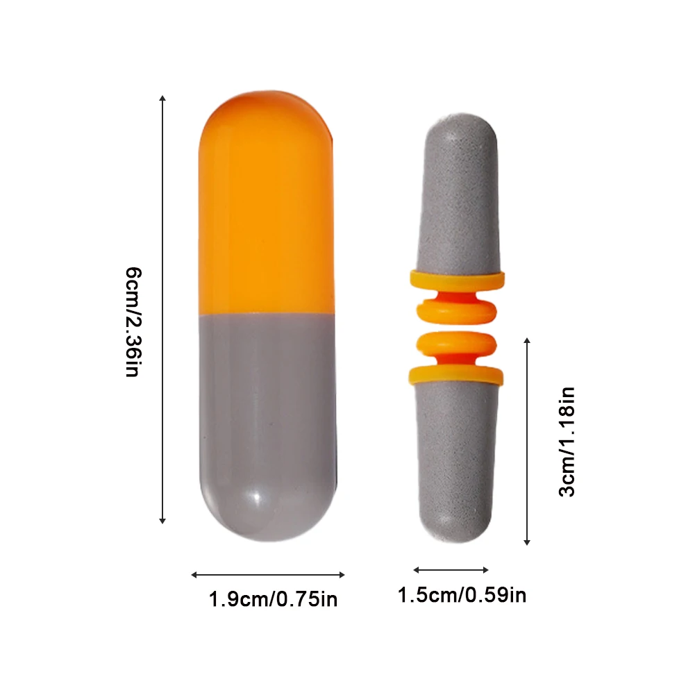 PU Sponge Soundproof Ear Plugs for Sleeping Soft Slow Rebound Student Anti-Noise Hearing Protection Anti Snore Mute Earplugs