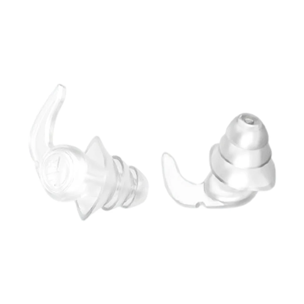 1 Pair Soft Silicone Earplugs Noise Cancelling Reusable Anti-noise Earplug For Concerts Sleep Swimm Waterproof Ear Plugs