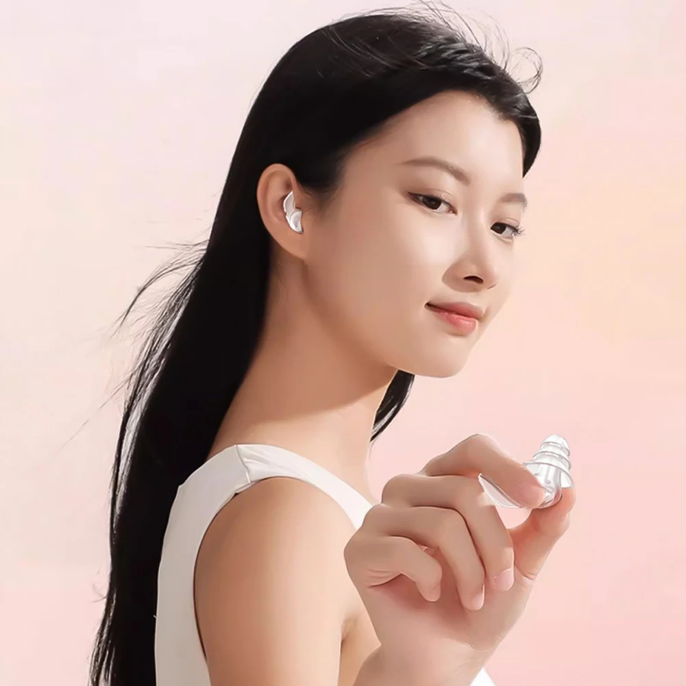 1 Pair Soft Silicone Earplugs Noise Cancelling Reusable Anti-noise Earplug For Concerts Sleep Swimm Waterproof Ear Plugs