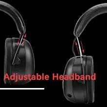 ZOHAN Electronic Headphone 5.0 Bluetooth Earmuffs Hearing Protection Headphones for Music Safety Noise Reduction Charging