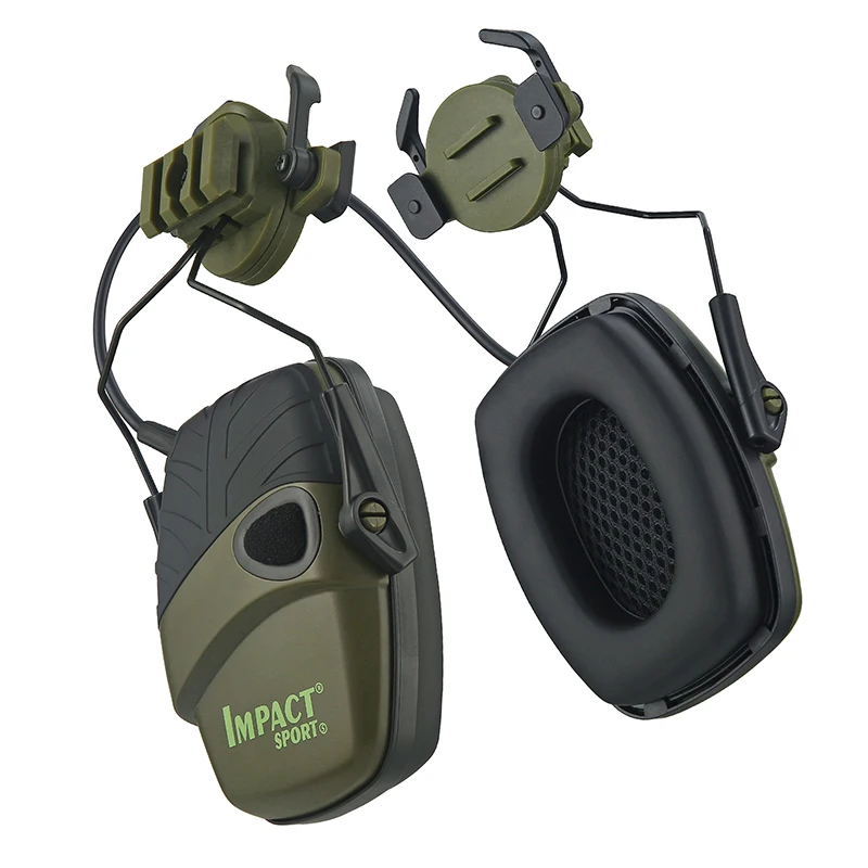 Tactical Shooting Earmuffs Electronic Impact Sound Amplification Anti-Noise Hearing Protection Headset for Outdoor Sports