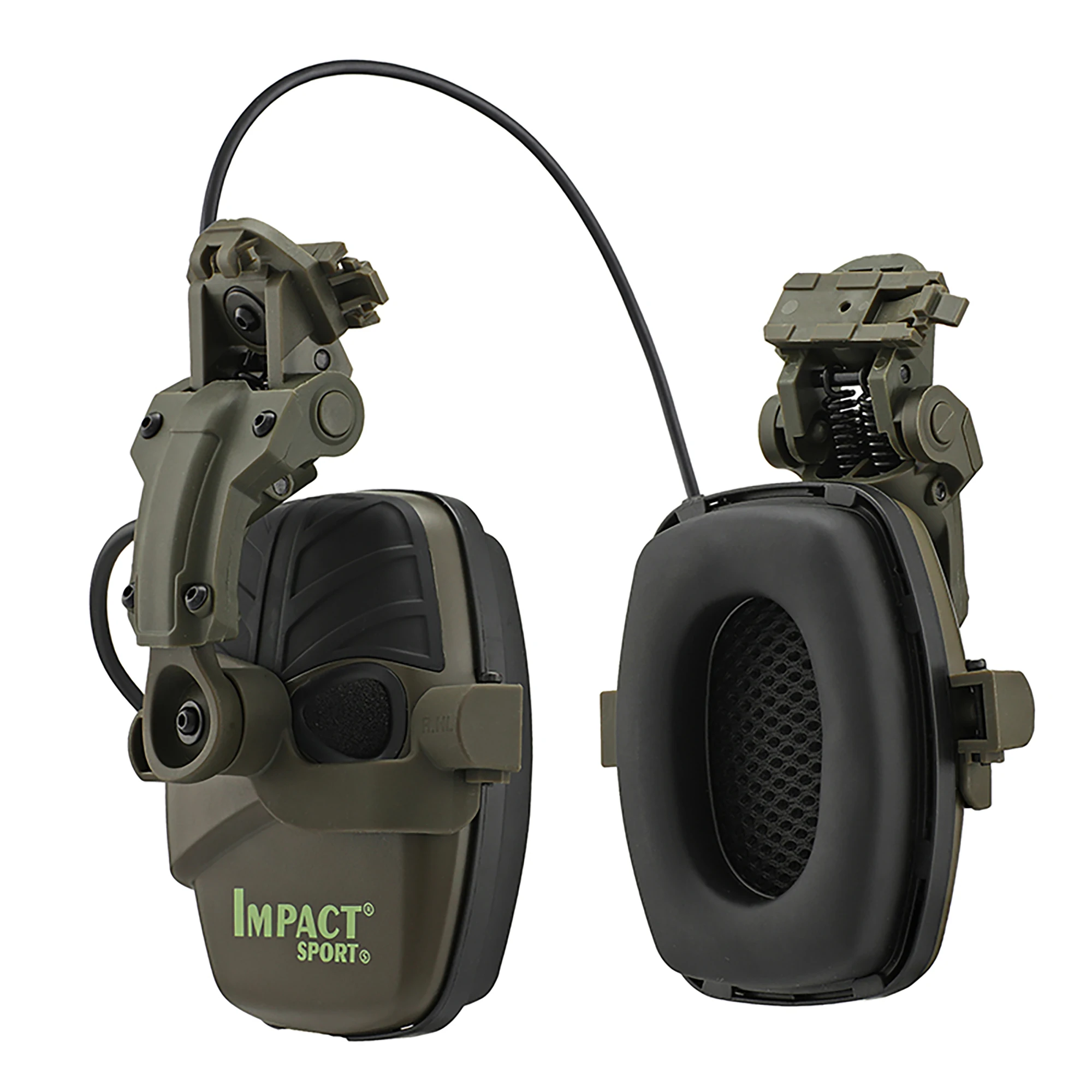 Tactical Shooting Earmuffs Electronic Impact Sound Amplification Anti-Noise Hearing Protection Headset for Outdoor Sports