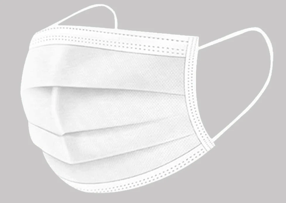 Pink Black Disposable Non-woven 3-layer Face Mask Breathable Mask With Elastic Earband Breathable Adult Mouth Mask