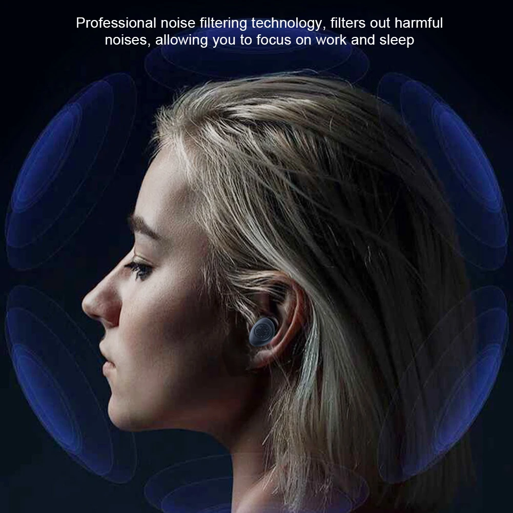 1 Pair Soft Silicone Earplugs Noise Cancelling Anti-noise Earplug For Concerts Sleep Swimm Waterproof Soundproof Ear Plugs