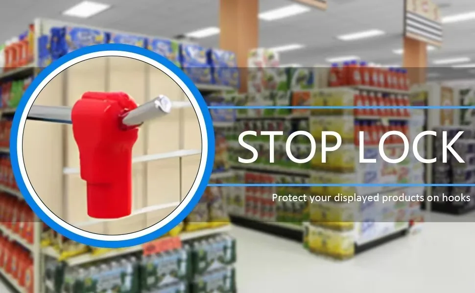 100 Pieces Ecurity Stop Lock  4mm Anti Theft Security Stem Display Eas Stoplock for Retail Shop