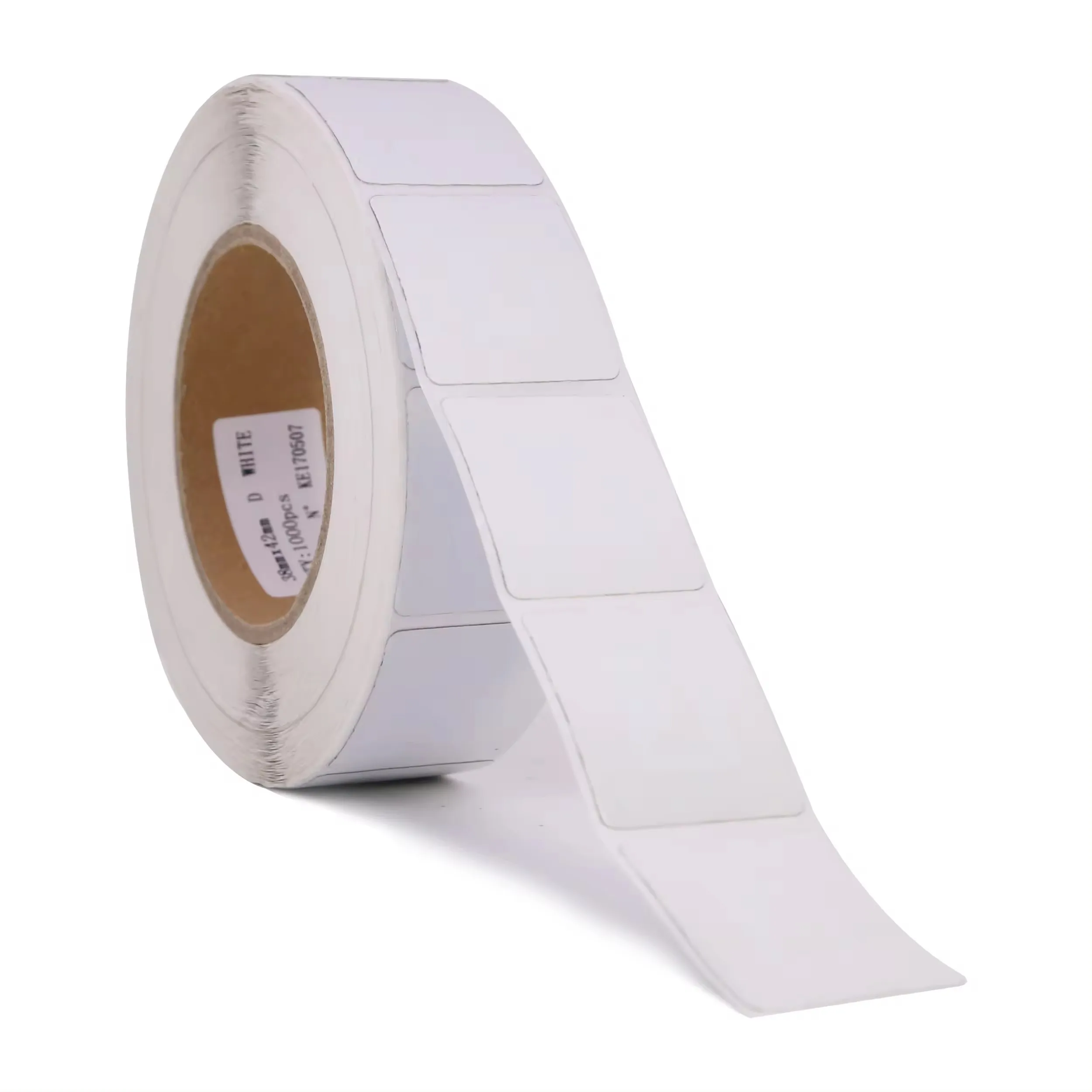5000 Pieces 40*40mm White Adhesive Security 8.2mhz EAS RF Soft Label for Supermarket
