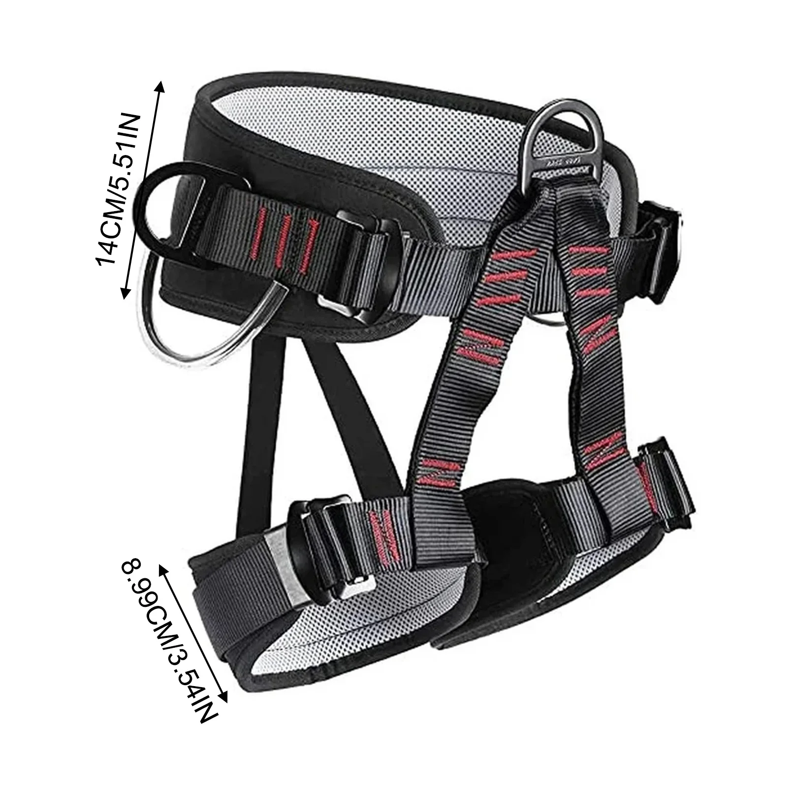 safety Harness for construction workers Half Body Roofing Harness kit High Altitude Safety Belt Padding Protection Safe Rop