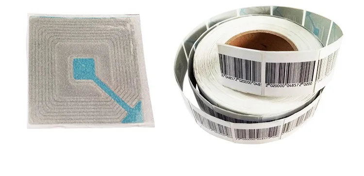 EAS Blank Blank Anti theft label Sticker Soft Label RF 8.2Mhz 4x4mm