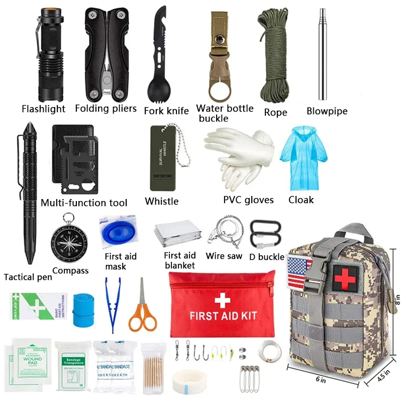 Survival First Aid Kit Survival Full Set Molle Outdoor Gear Emergency Kits Trauma Bag Camping Hiking IFAK Adventures Survival First Aid Kit Survival Full Set Molle Outdoor Gear Emergency Kits Trauma Bag Camping Hiking IFAK Adventures