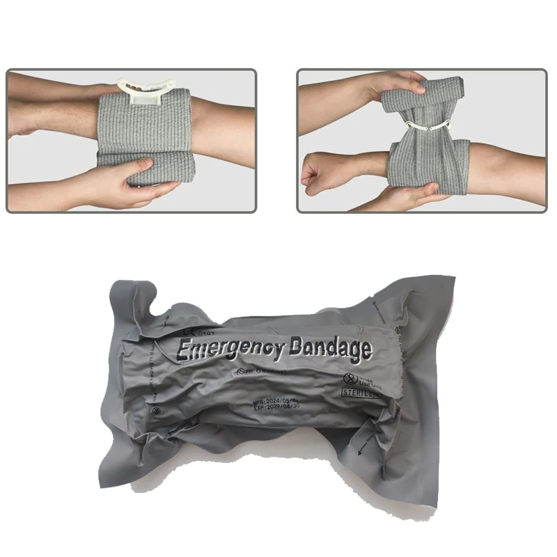 Medical Trauma Kit Israeli Bandage 4/6inch Emergency Security Protection For Outdoor Camping Hiking Wound First Aid