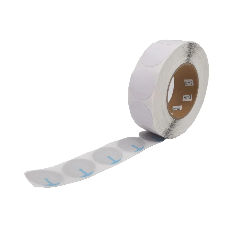 1000Pieces/roll EAS RF Stickers for Security Gate Round Decodable 40mm 8.2MHz Adhesive Label for Retail Anti Theft door panels 1000Pieces/roll EAS RF Stickers for Security Gate Round Decodable 40mm 8.2MHz Adhesive Label for Retail Anti Theft door panels
