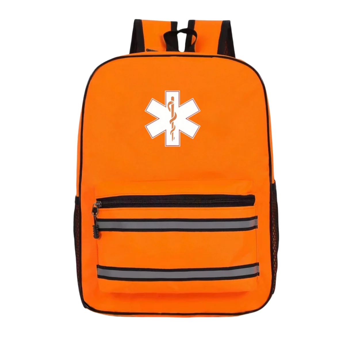 First Aid Backpack Only Empty Survival Kit EMT for Nurse Medical Trauma Bag Medication Safety Bags with Reflective Strips