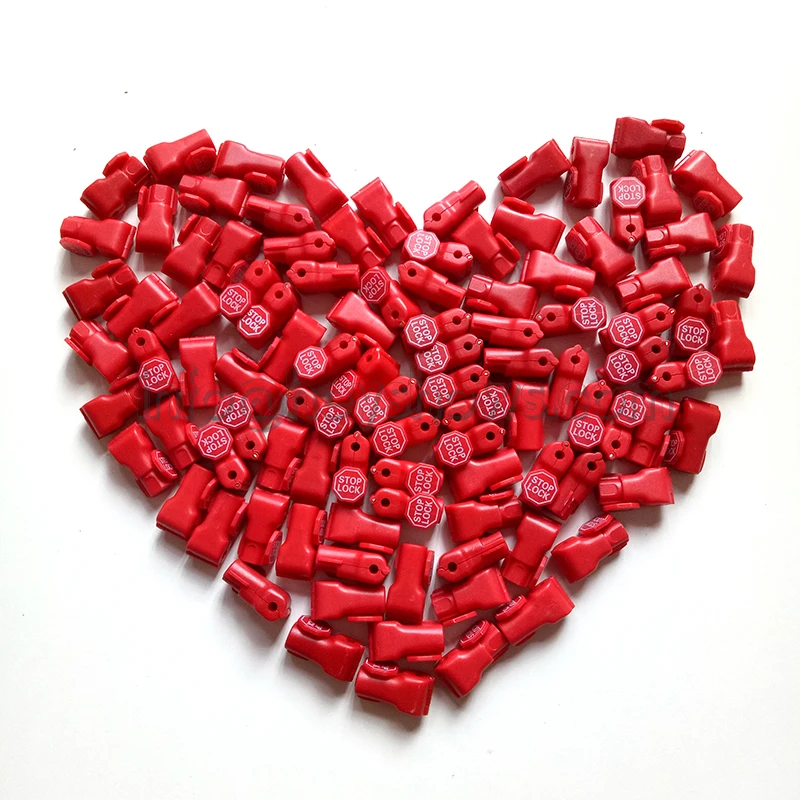 100 pcs EAS Security Display Hook Stop Lock Catch Anti-Theft Seguridad Lock